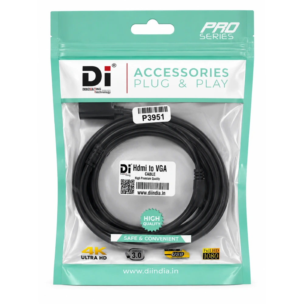 DI Hdmi To VGA Cable 1.5m